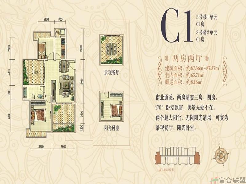 C1户型两房两厅.jpg