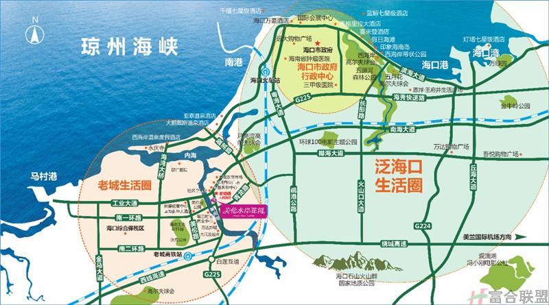区位图 