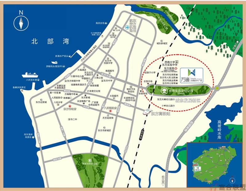 区位图 