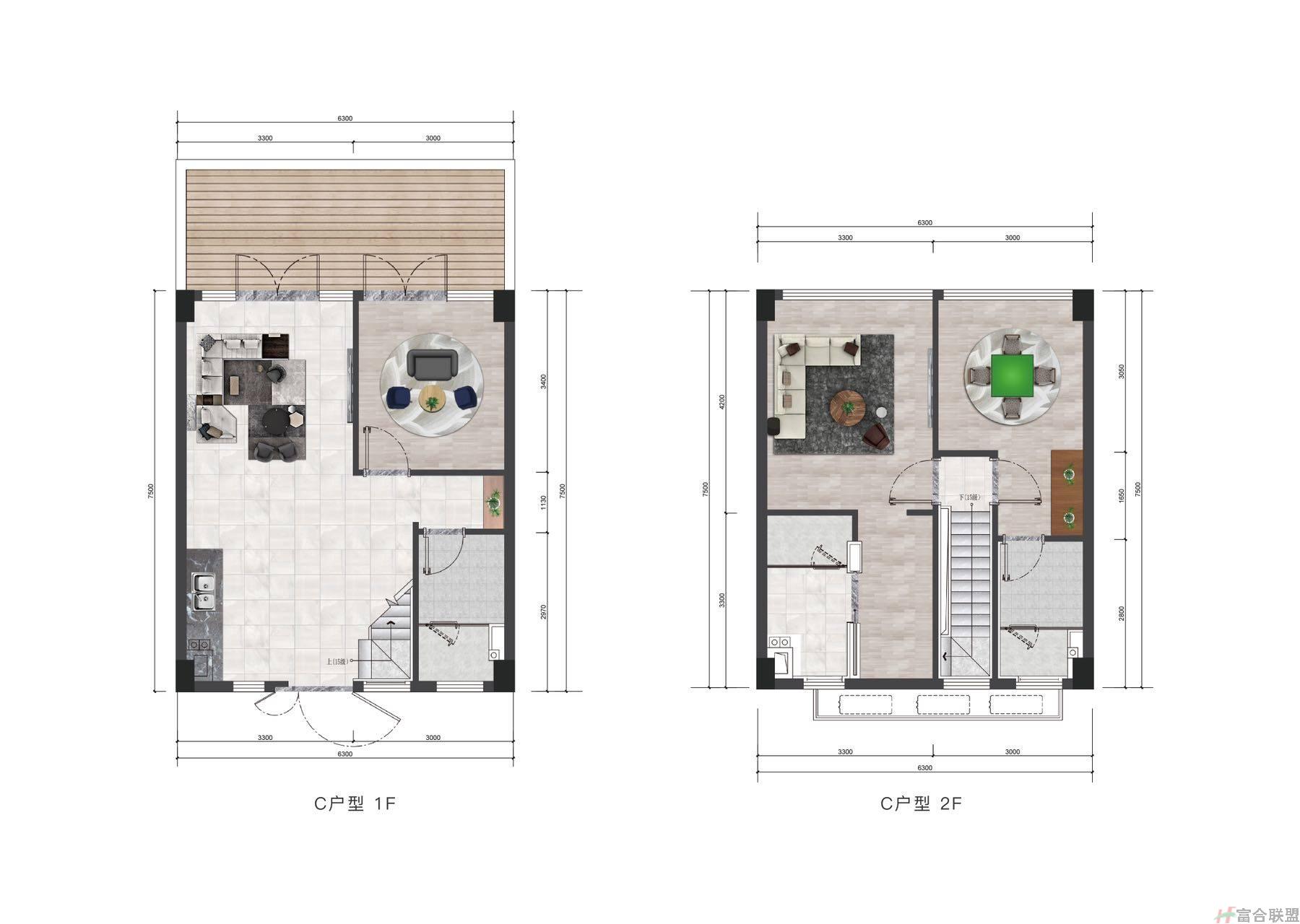 C户型 建筑面积约65-68㎡.jpeg
