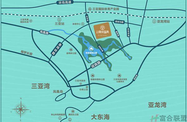 东岸蓝湾区位图2 